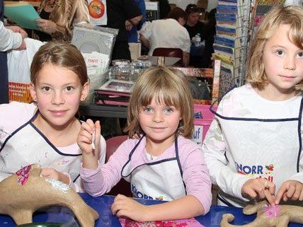 Auch für Kinder werden auf der Kreativmesse zahlreiche Workshops angeboten.