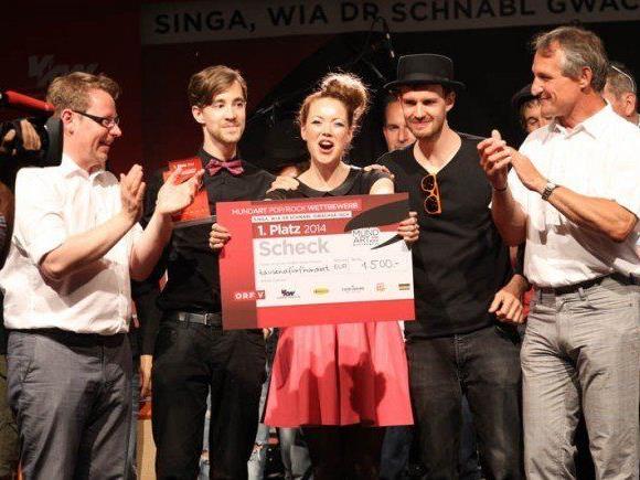 Die Gewinner des "Schnabels 2014": "Mockemalör"