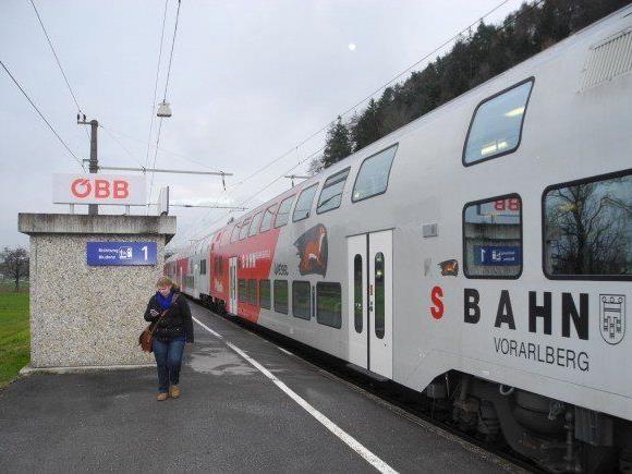 Im Vorarlberger Zugverkehr kommt es in den nächsten Tagen zu Verspätungen.
