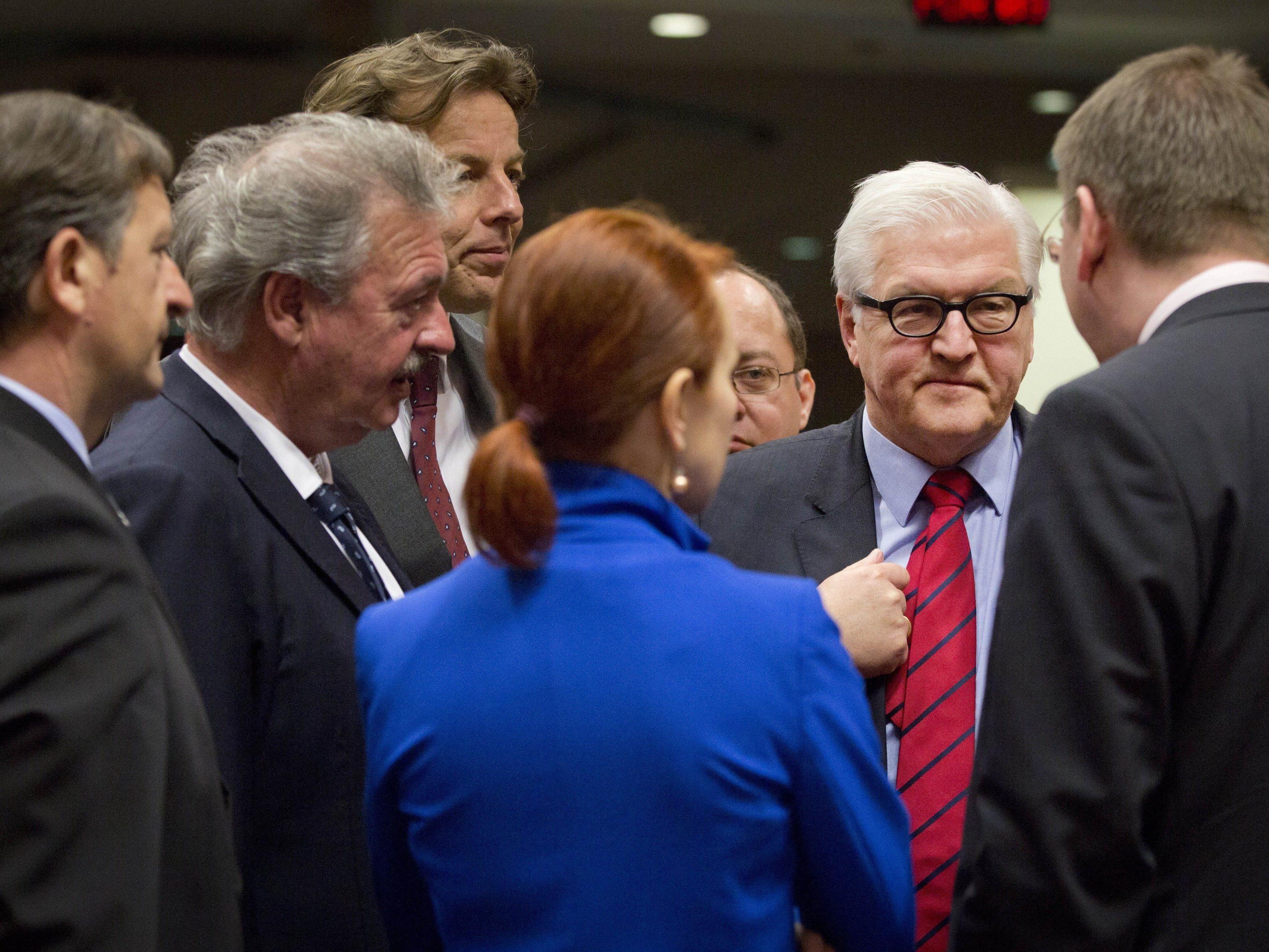 Treffen der EU-Außenminister - Sanktionen gegen Russland ausgeweitet.
