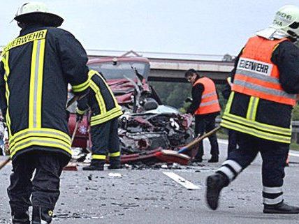 Crash auf der A1 in NÖ Richtung Wien. Crash auf der A1 in NÖ Richtung Wien.