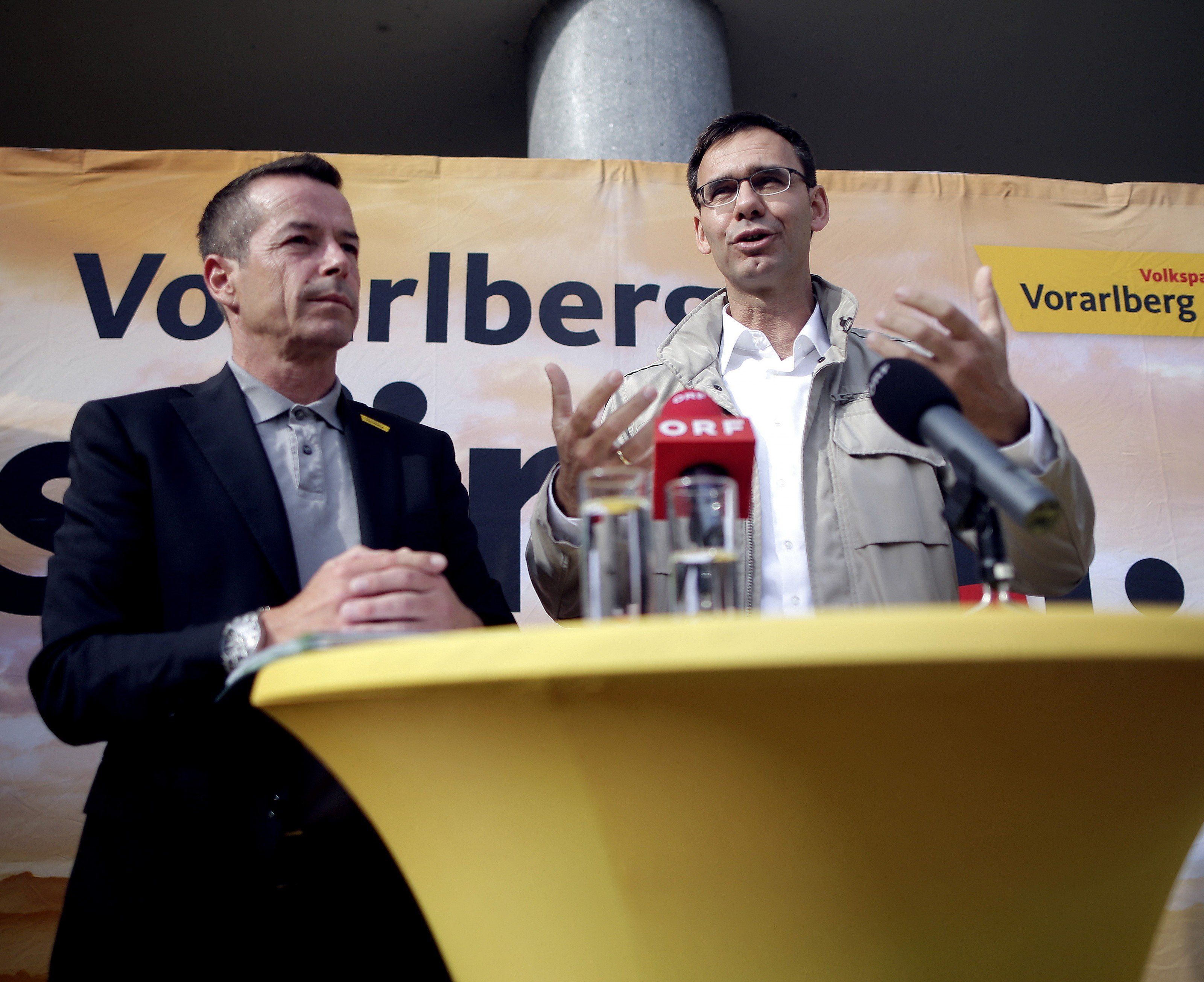 VP-Landesgeschäftsführer Wetz (im Bild mit LH Markus Wallner): Herausforderung vor allem in den Städten VP-Landesgeschäftsführer Wetz (im Bild mit LH Markus Wallner): Herausforderung vor allem in den Städten