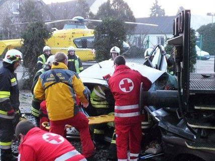 In Niederösterreich ist es am Freitag zu einem schweren Unfall gekommen.