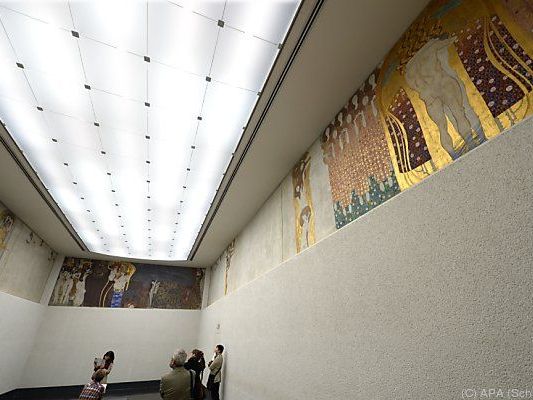 Berühmtes Beethovenfries in der Wiener Secession Berühmtes Beethovenfries in der Wiener Secession