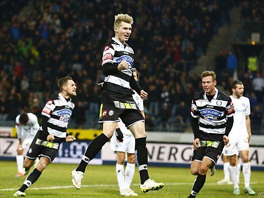 Simon Piesinger traf zweimal für die Steirer Simon Piesinger traf zweimal für die Steirer