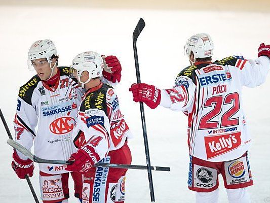 Rekordmeister KAC mit einem Auftaktsieg im Viertelfinale Rekordmeister KAC mit einem Auftaktsieg im Viertelfinale