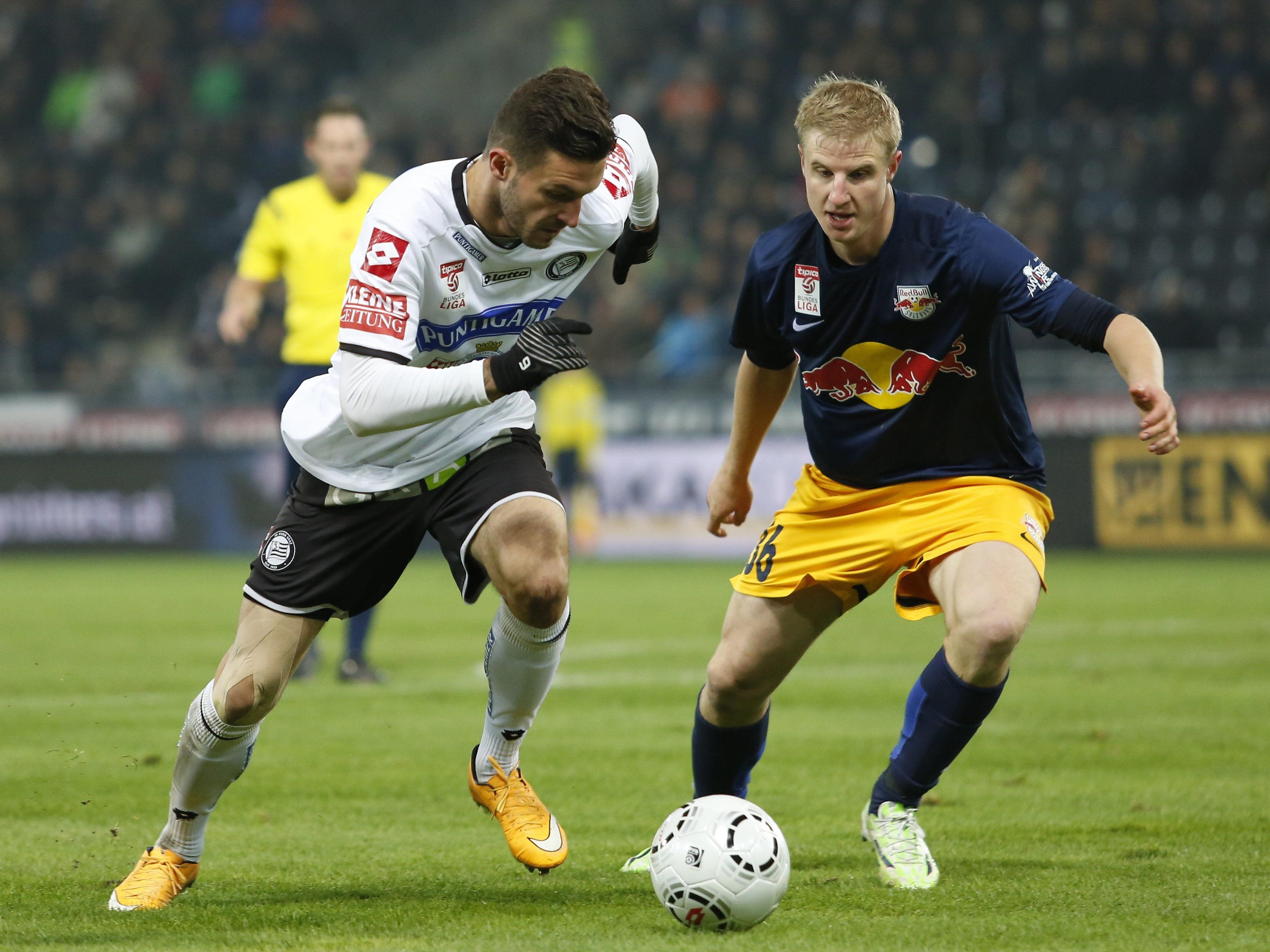 LIVE-Ticker zum Spiel SK Sturm Graz gegen Red Bull Salzburg ab 16.30 Uhr.