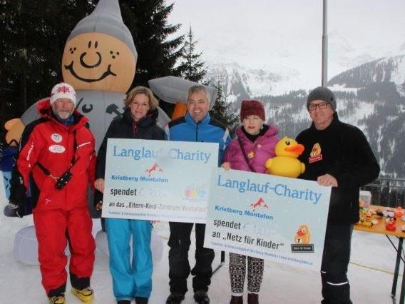 Von links nach rechts: Elmar Meidl, Angelika Vonbank, Jürgen Zudrell, Ilga Sausgruber, Franz Abbrederis freuen sich über die gelungene Charity.