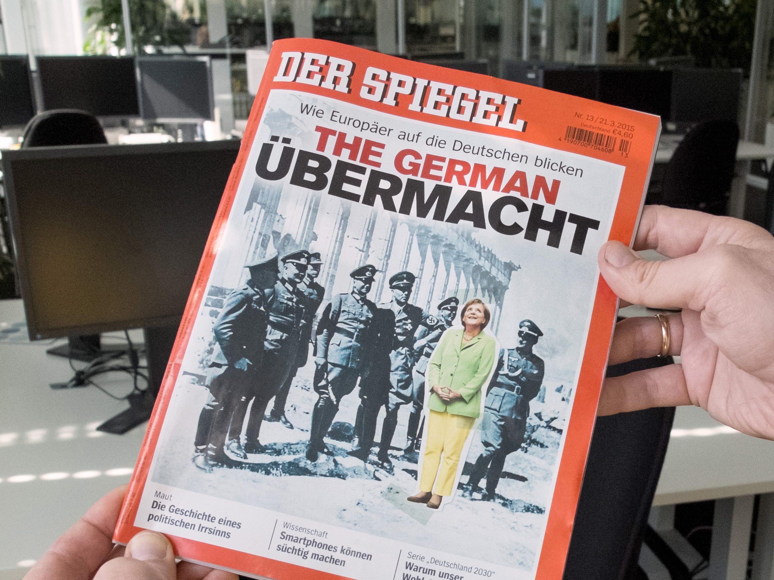 Merkel mit den Nazis auf der Akropolis. Darf der Spiegel das?