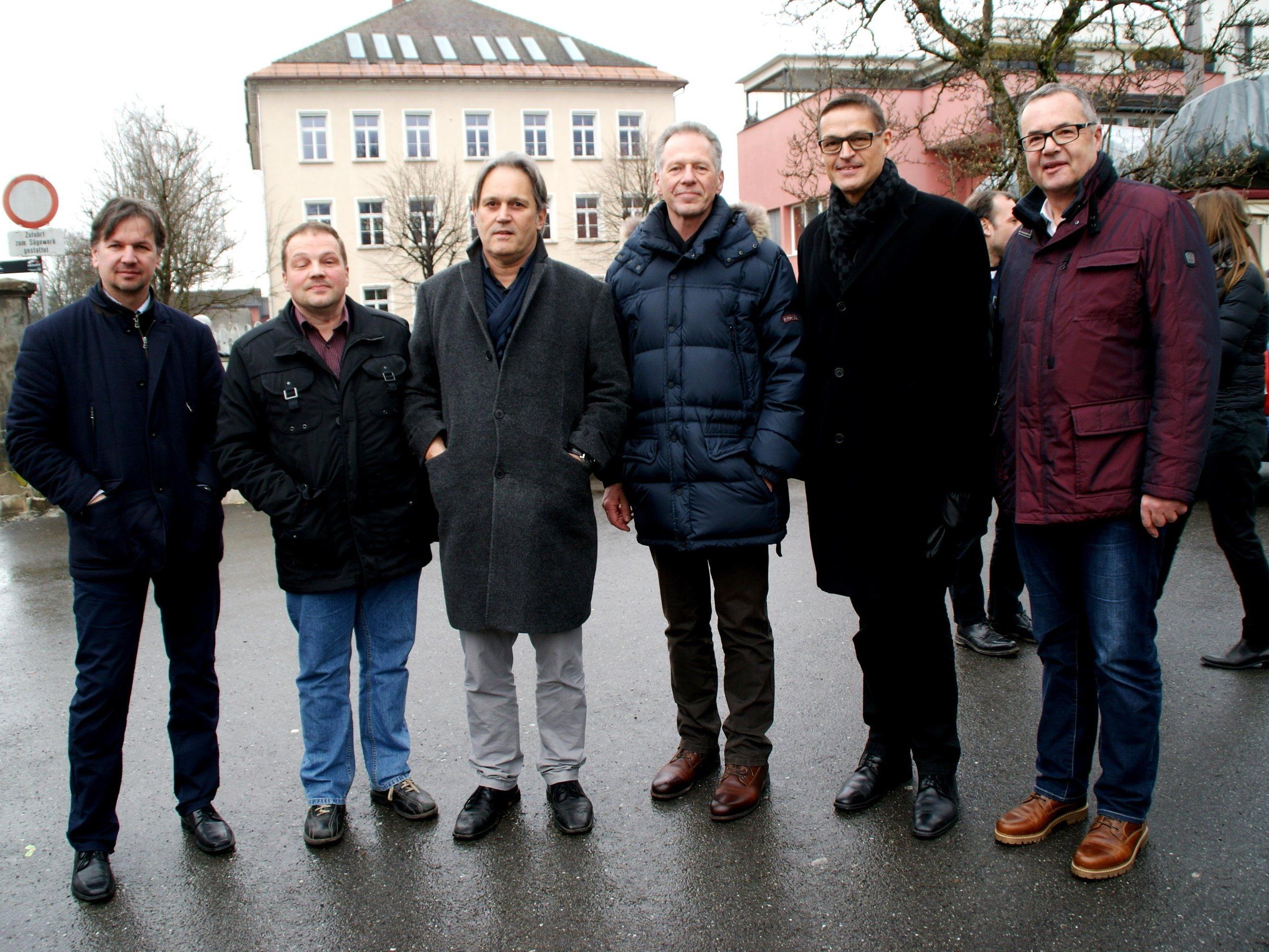 v.li. Markus Schadenbauer-Lacha, Günter Mathis, Thomas Kopf, Richard Amann, Christian Bernhard, Günter Linder