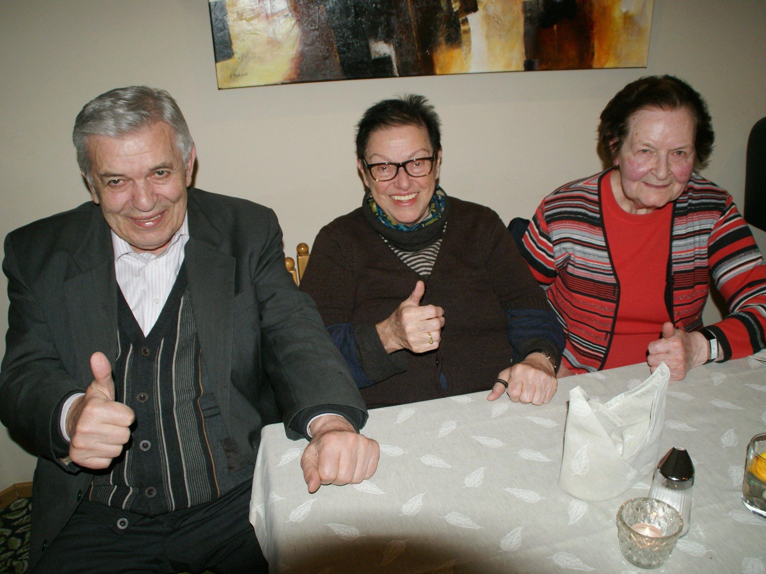 Wilma Fink und Kurt Winkler freuten sich über den tollen Erfolg bei den Luschnour Koscht Wochen!