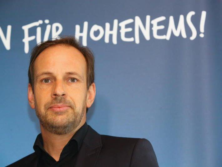 Dieter Egger will Bürgermeister von Hohenems werden