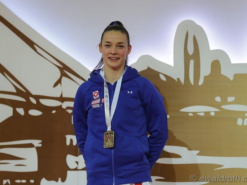 DIe Feldkircherin Bettina Plank wurde in Istanbul zweifache Europameisterin.