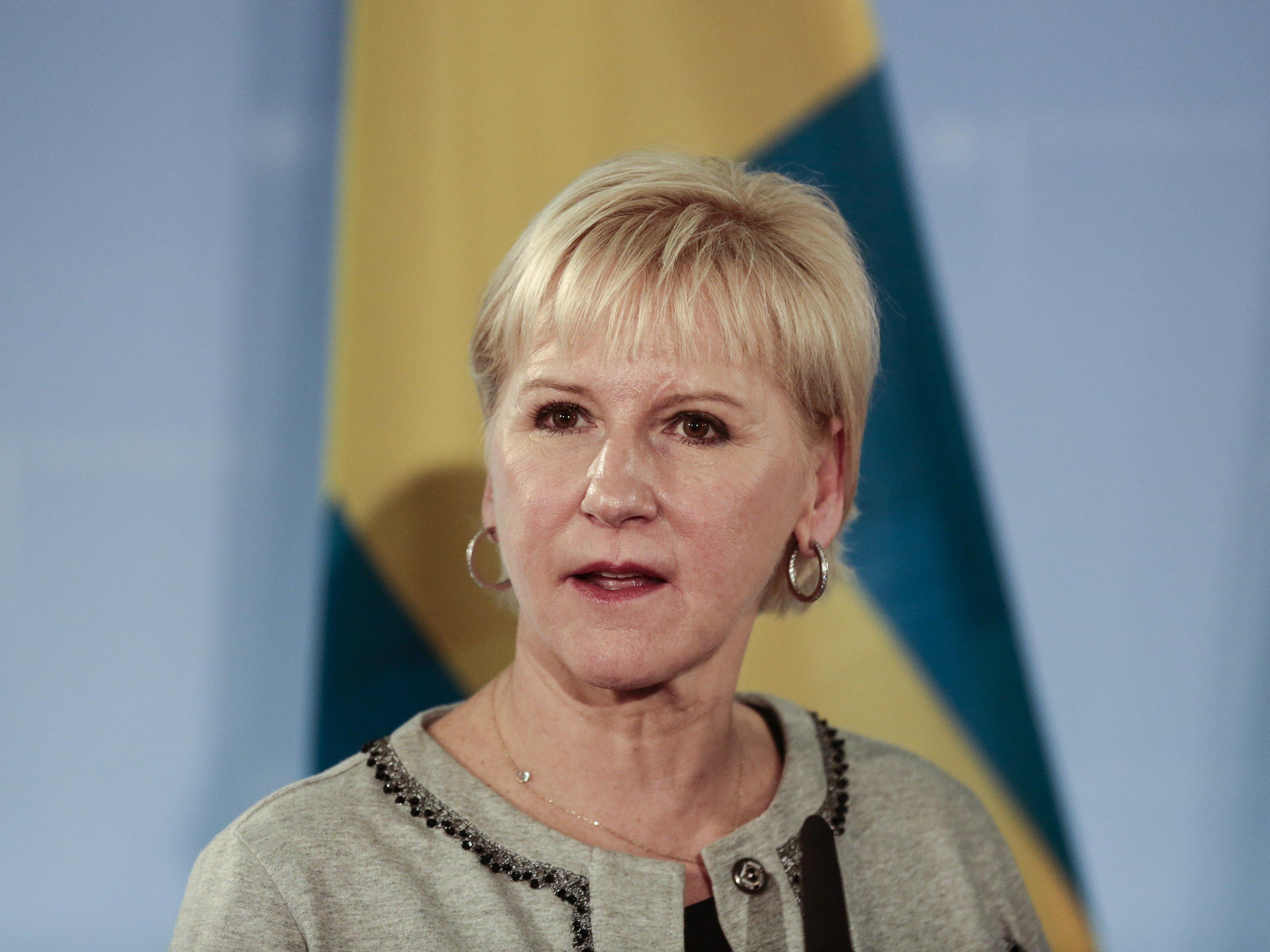 Schwedens Außenministerin Margot Wallström bekam von Saudi-Arabien einen Maulkorb verpasst.
