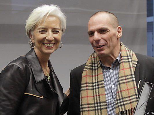 Lagarde und Varoufakis vereinbarten bessere Zusammenarbeit