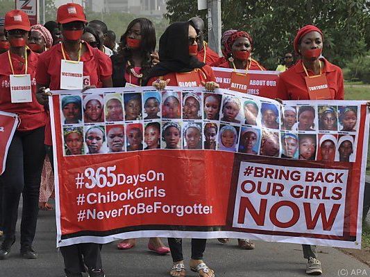 Weltweite Proteste nach der Entführung im April 2014 Weltweite Proteste nach der Entführung im April 2014