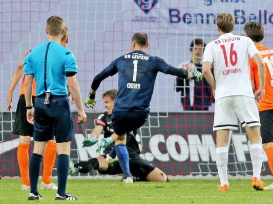 Goalie Coltorti traf für RB Leipzig Goalie Coltorti traf für RB Leipzig