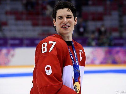 Olympiasieger Crosby wird wohl auch in Wien am Eis stehen