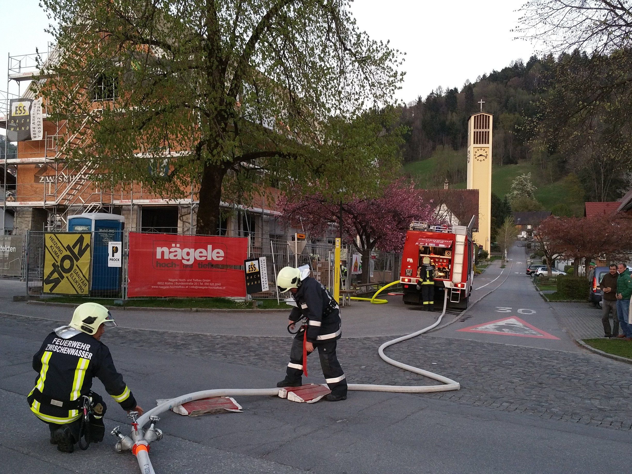 Übungsalarm beim Gemeindeamt in Muntlix