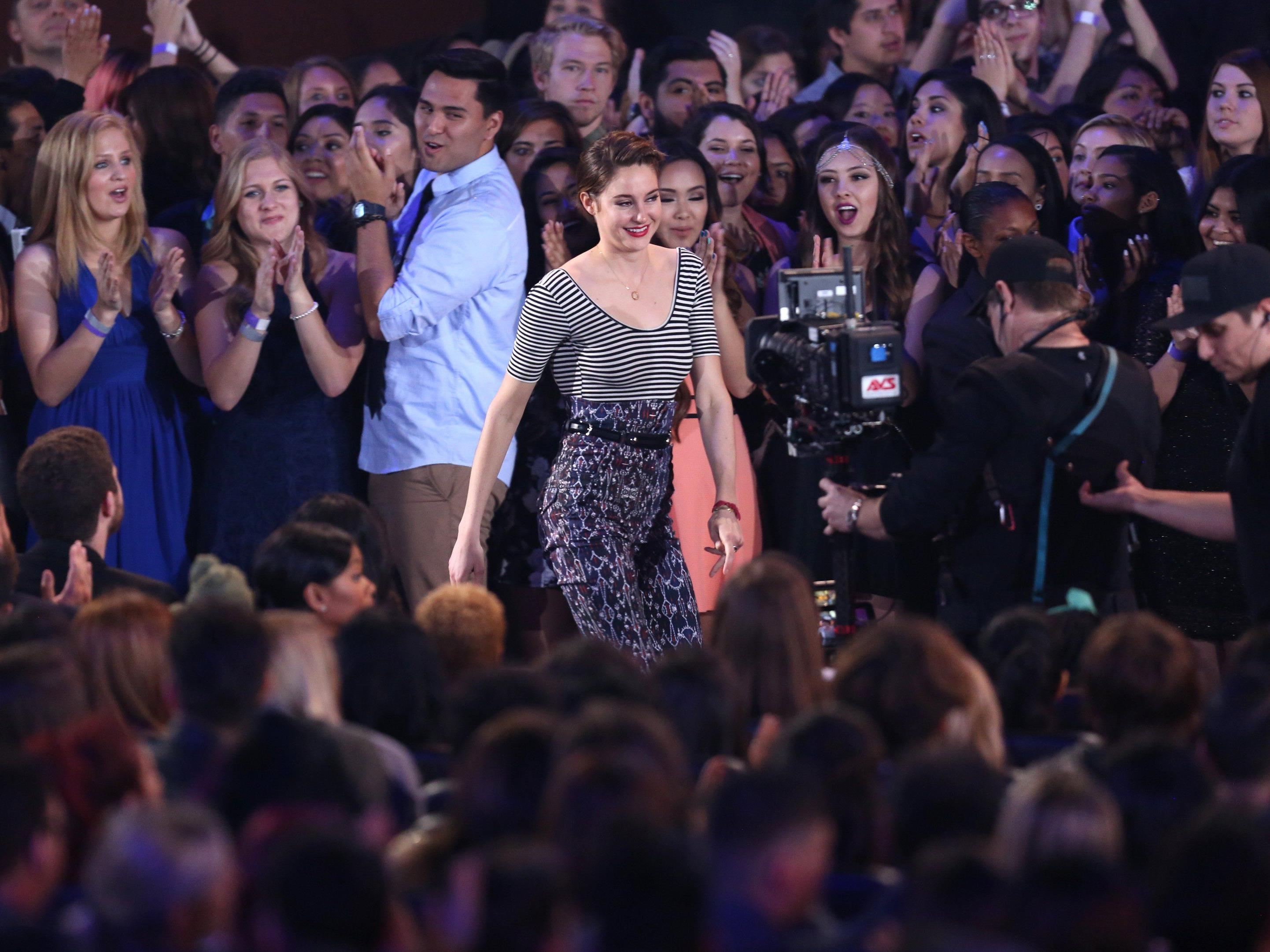 Shailene Woodley bekam drei MTV Movie Awards. Shailene Woodley bekam drei MTV Movie Awards.