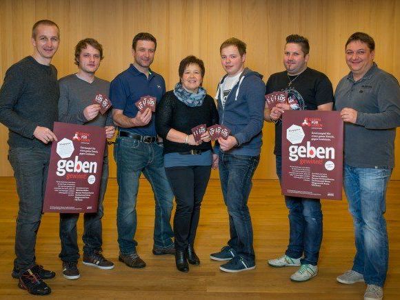 "Geben für Leben - Leukämie ist heilbar" "Geben für Leben - Leukämie ist heilbar"