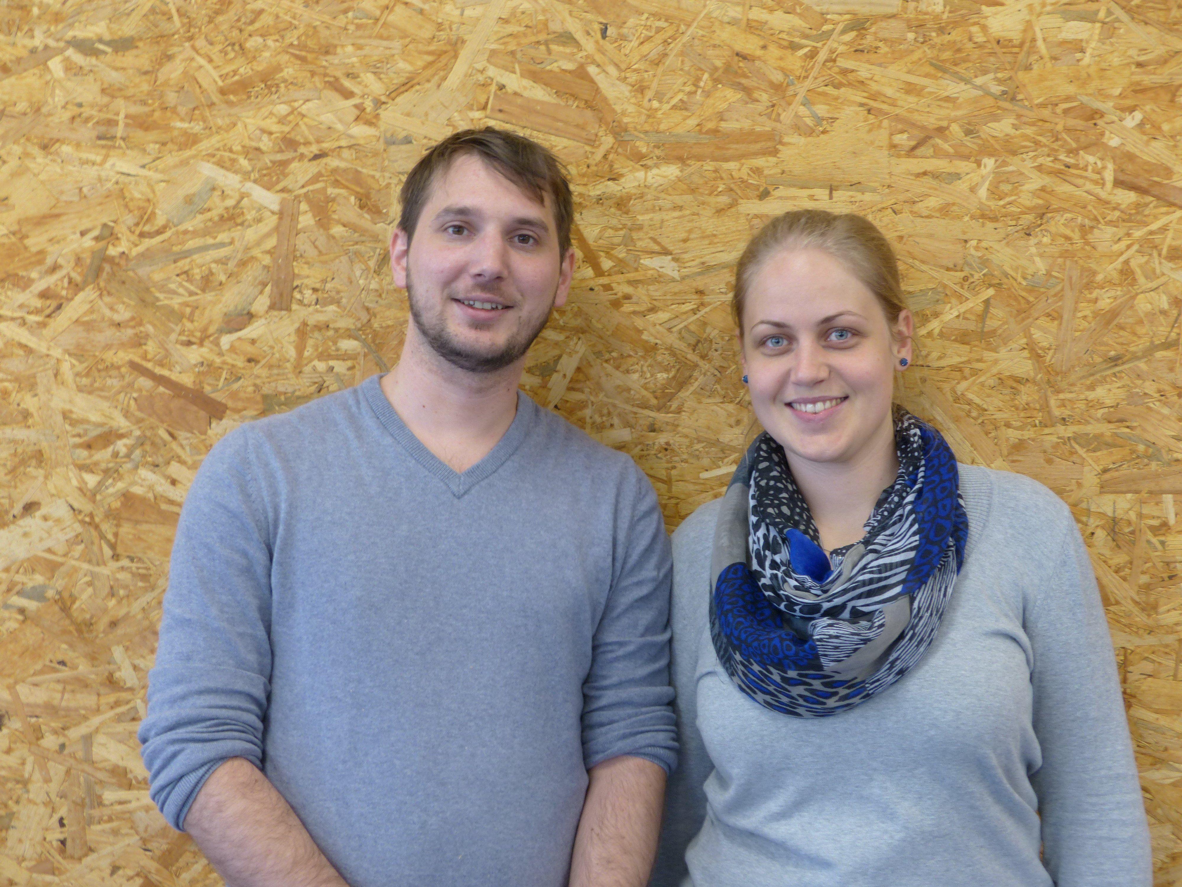 Christian Lapitz und Theresa Hämmerle sind ein eingespieltes Team beim MV Concordia Lustenau