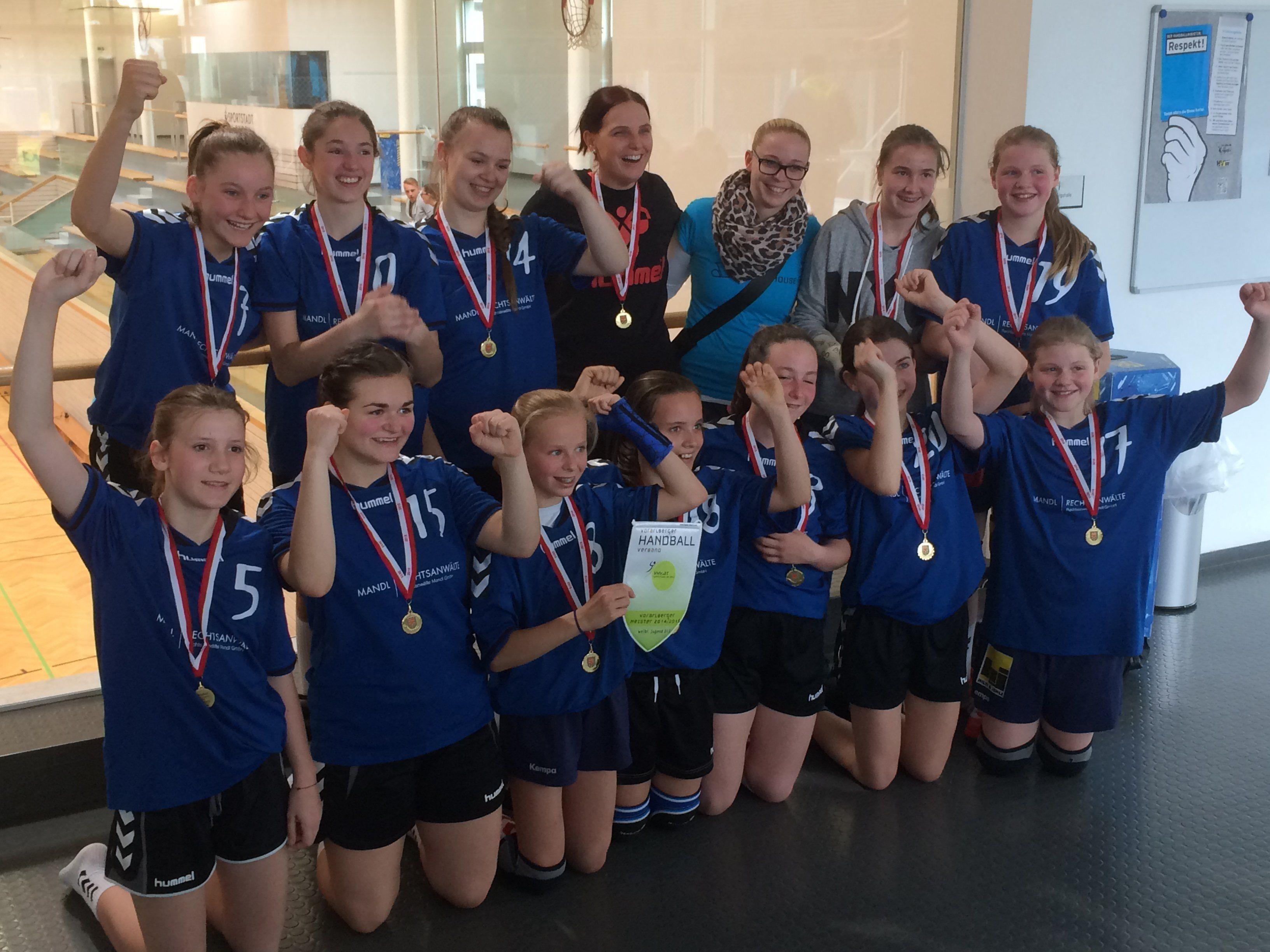 Zwei Landesmeistertitel für die Feldkircher Handballjugend