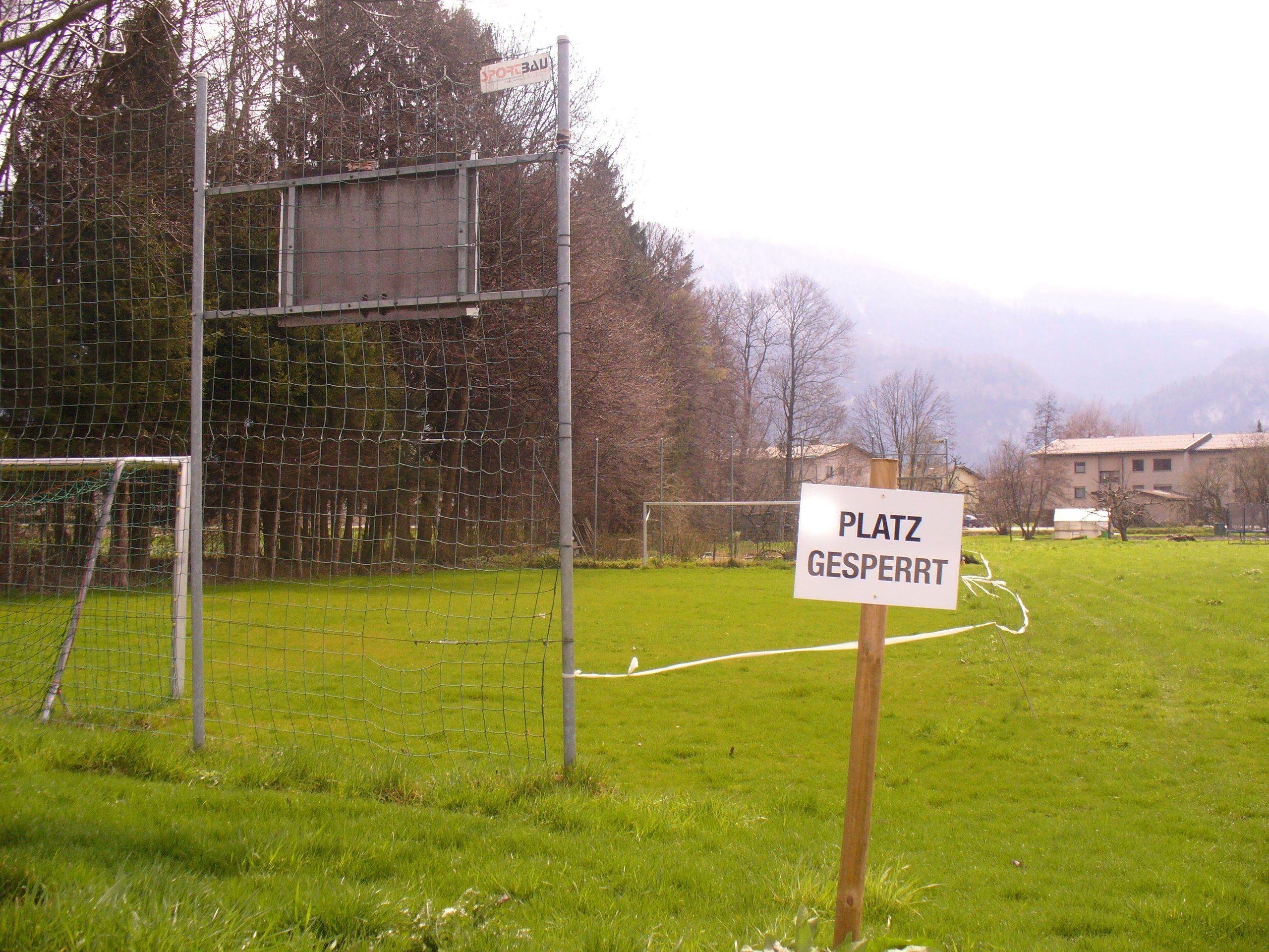 Der Fußballplatz im Bofel wird in Kürze wieder bespielbar sein