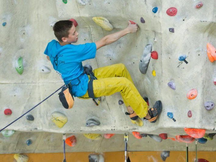 Laurin Meusburger klettert an die Spitze Laurin Meusburger klettert an die Spitze