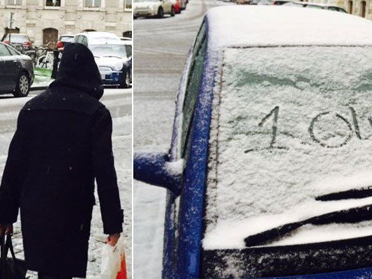 Am 1. April hat es in Wien tatsächlich geschneit. Am 1. April hat es in Wien tatsächlich geschneit.