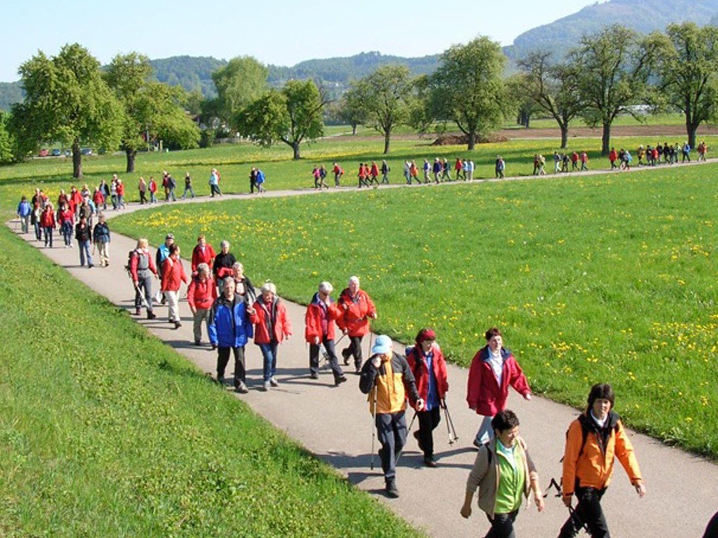 Am 1. Mai eröffnet das Pilgerteam die Saison mit der Wanderung von Hohenems nach Rankweil.