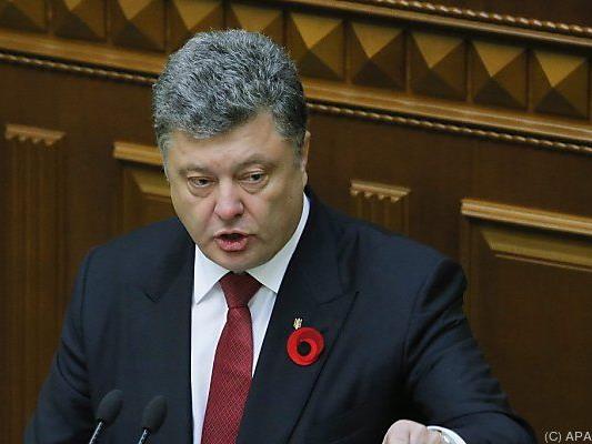 Der ukrainische Präsident verschärft den Ton