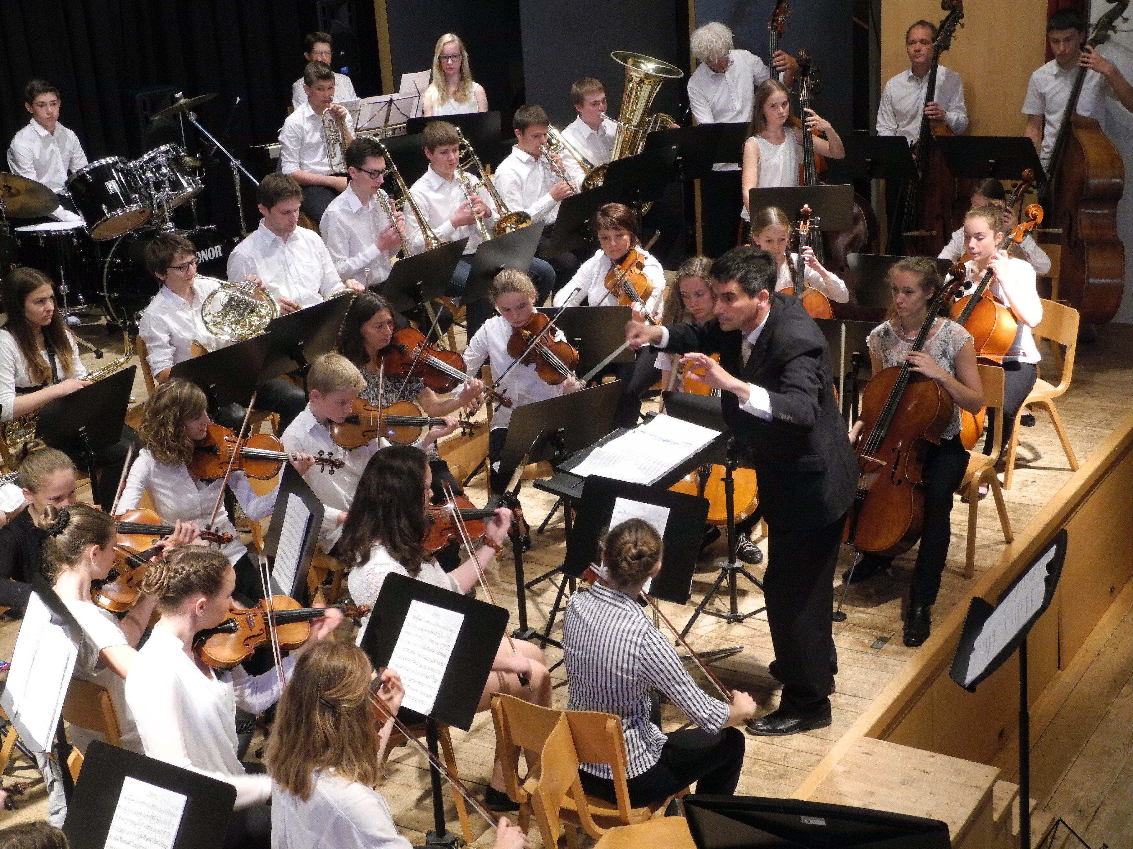 Die Orchestermatinee der Musikschule Bregenzerwald begeisterte die Besucher.