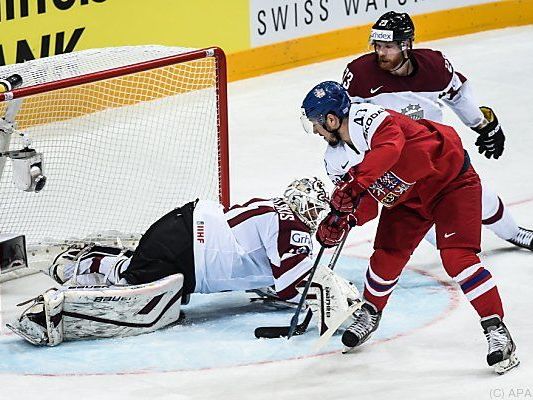 Tschechien profitierte von den vielen Strafen der Letten Tschechien profitierte von den vielen Strafen der Letten