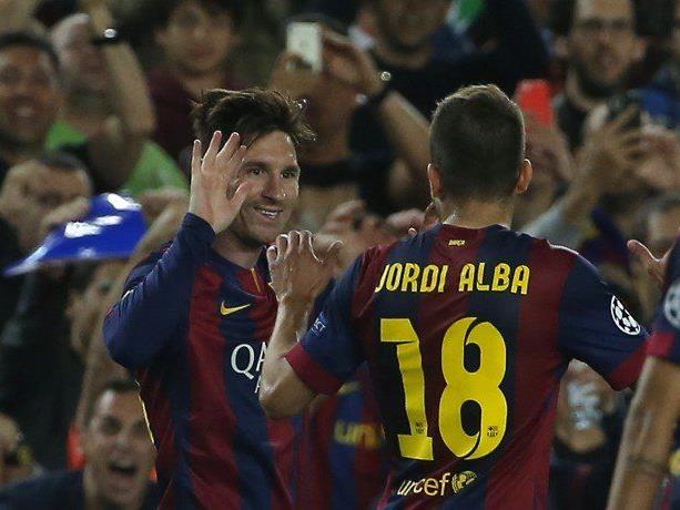 Messi brachte Barca mit zwei Treffern auf die Siegerstraße.