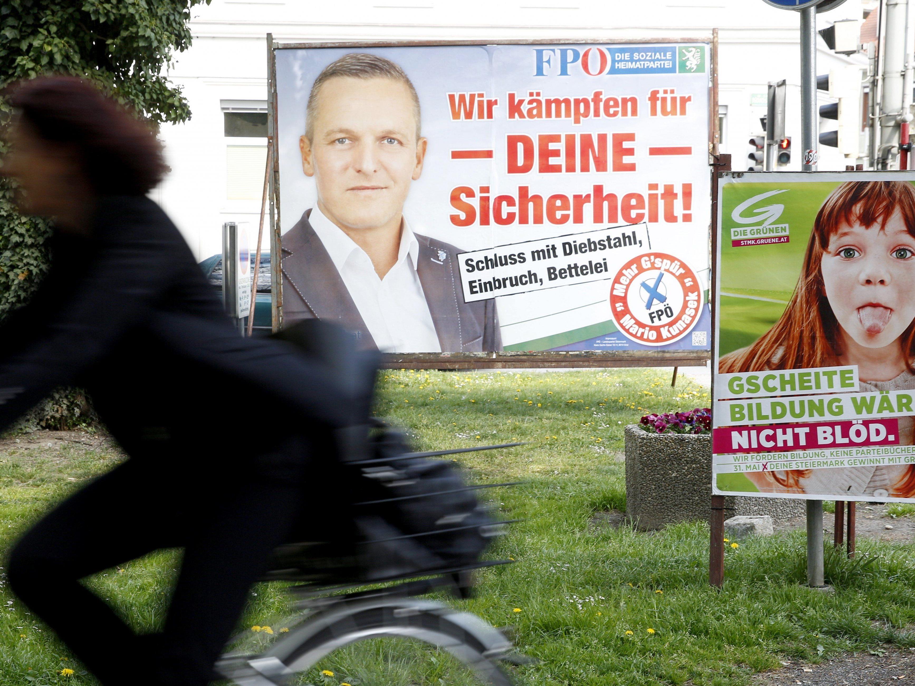 Das sind die SPitzenkandidaten der Landtagswahl in der Steiermark am 31. Mai 2015.