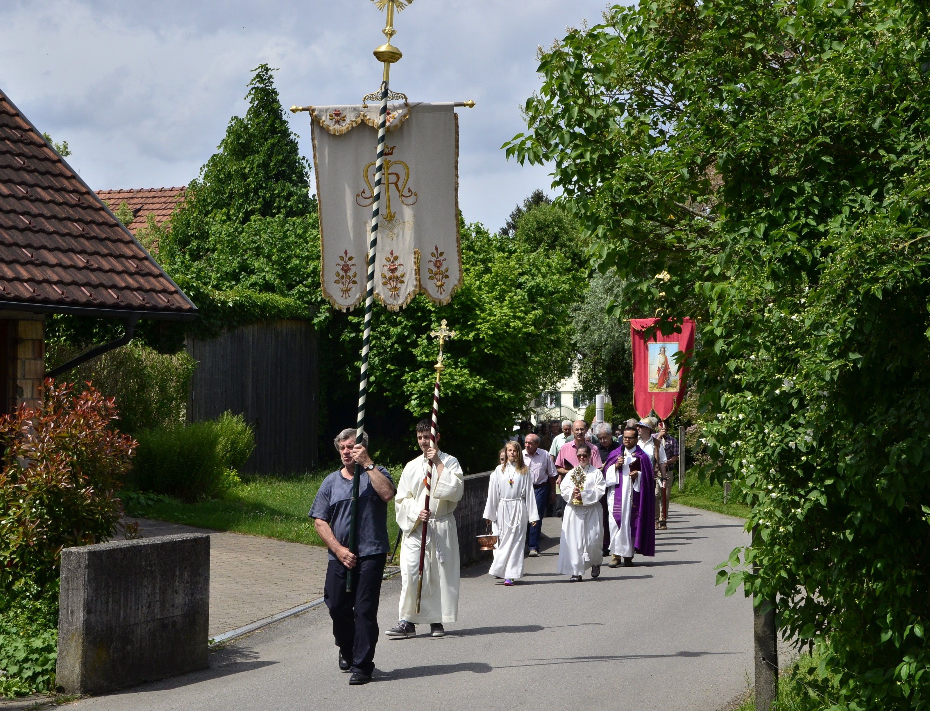 Christi Himmelfahrt Prozession in Meiningen Christi Himmelfahrt Prozession in Meiningen