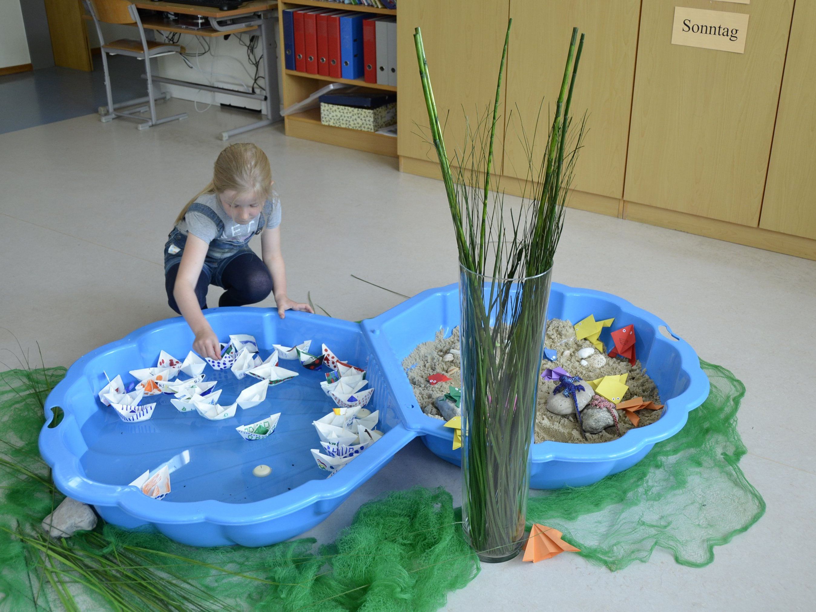 "Alles Wasser" war das Motto im Schuljahr 2014/15 an der Volksschule Meiningen.