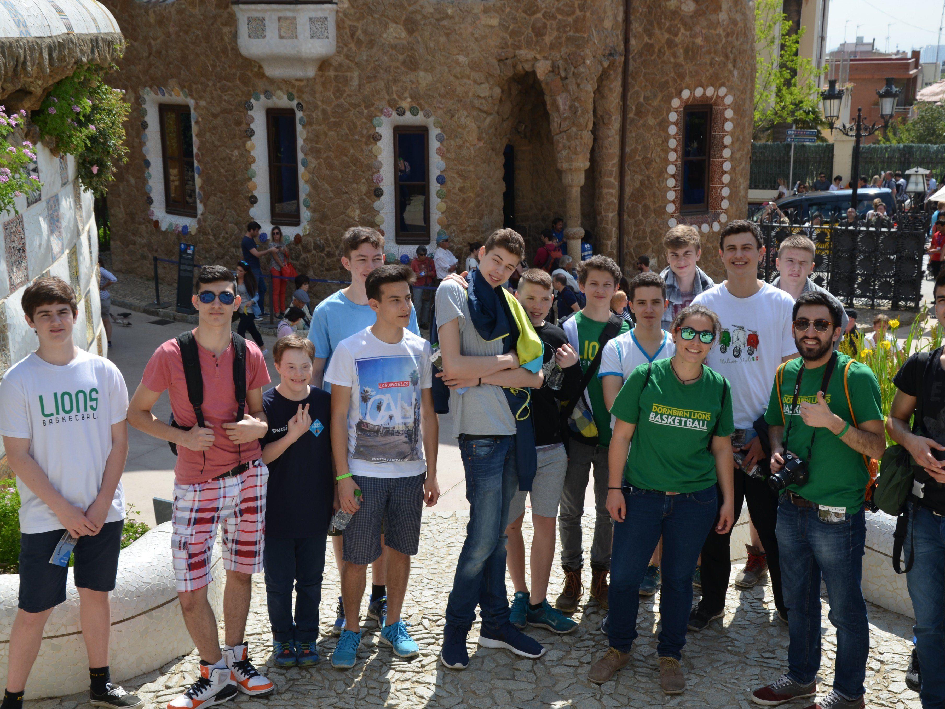 Für das U16-Team der Dornbirn Lions war die Reise nach Barcelona ein ganz besonderes Erlebnis.