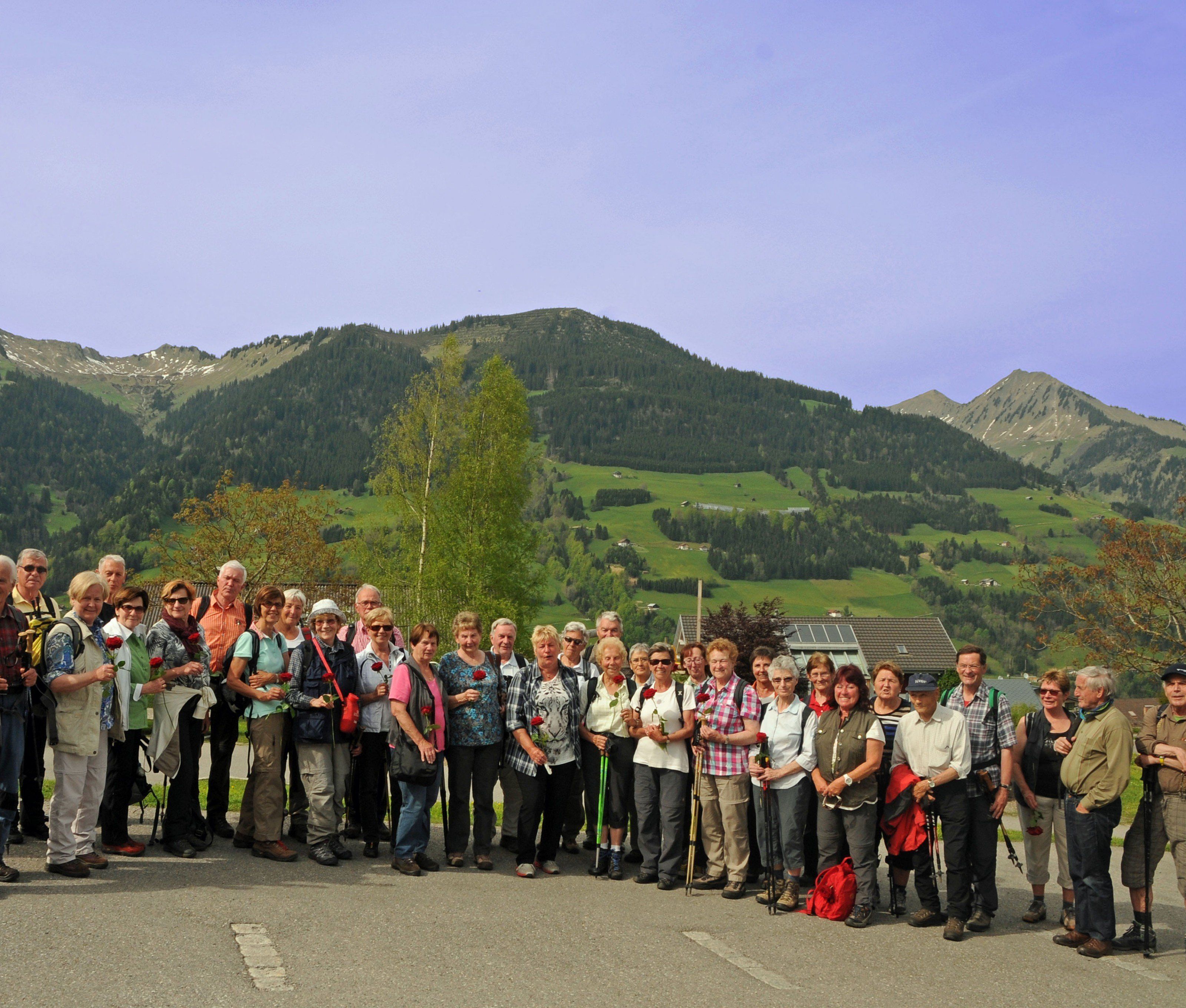 Wandergruppe in Raggal Wandergruppe in Raggal