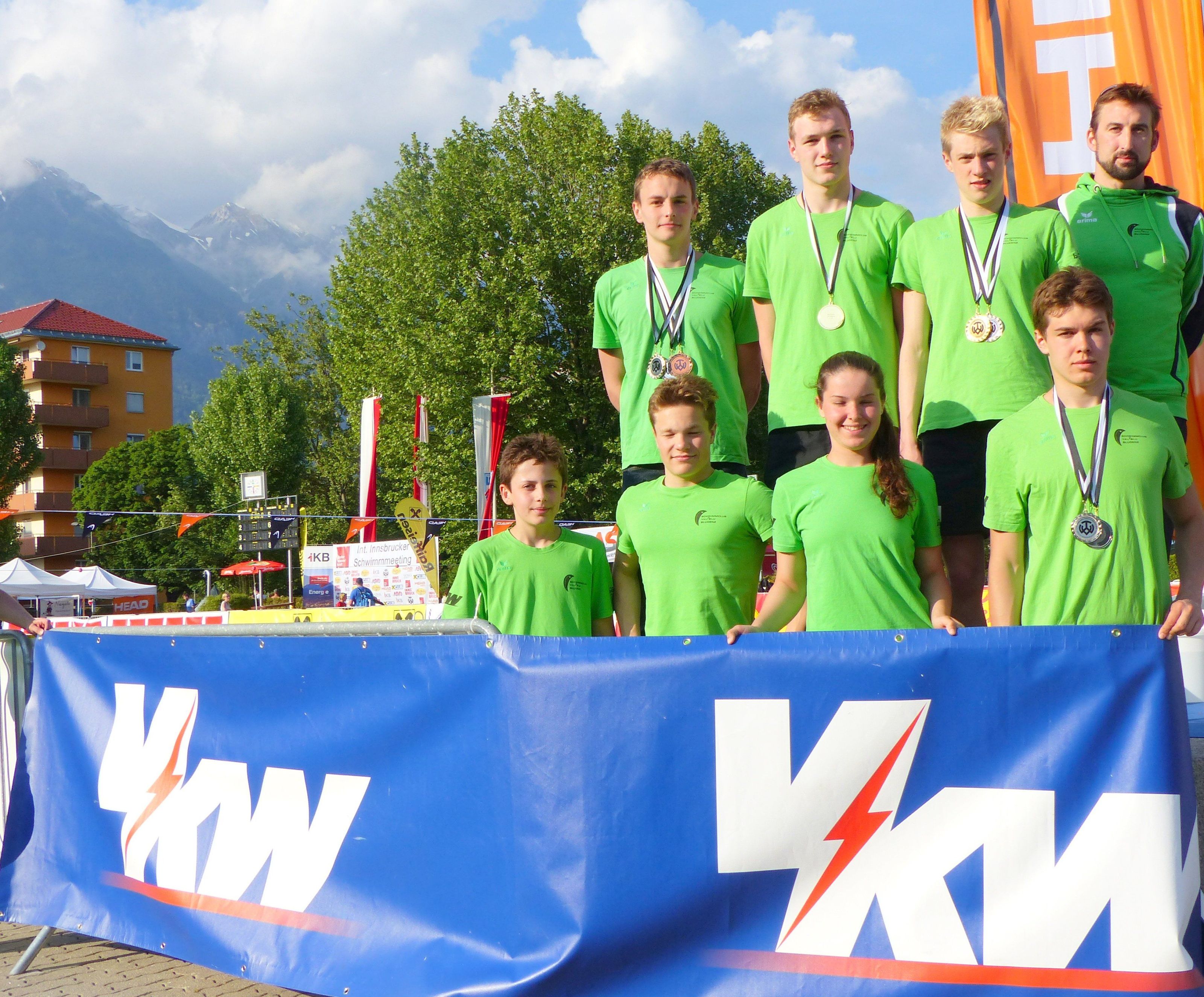 Tolle Ergebnisse der Bludenzer Schwimmer in Innsbruck. Tolle Ergebnisse der Bludenzer Schwimmer in Innsbruck.