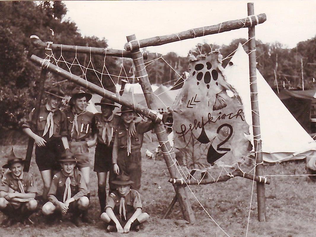 Die Patrulle Eisbär im Lager Laxenburg vor 54 Jahren.