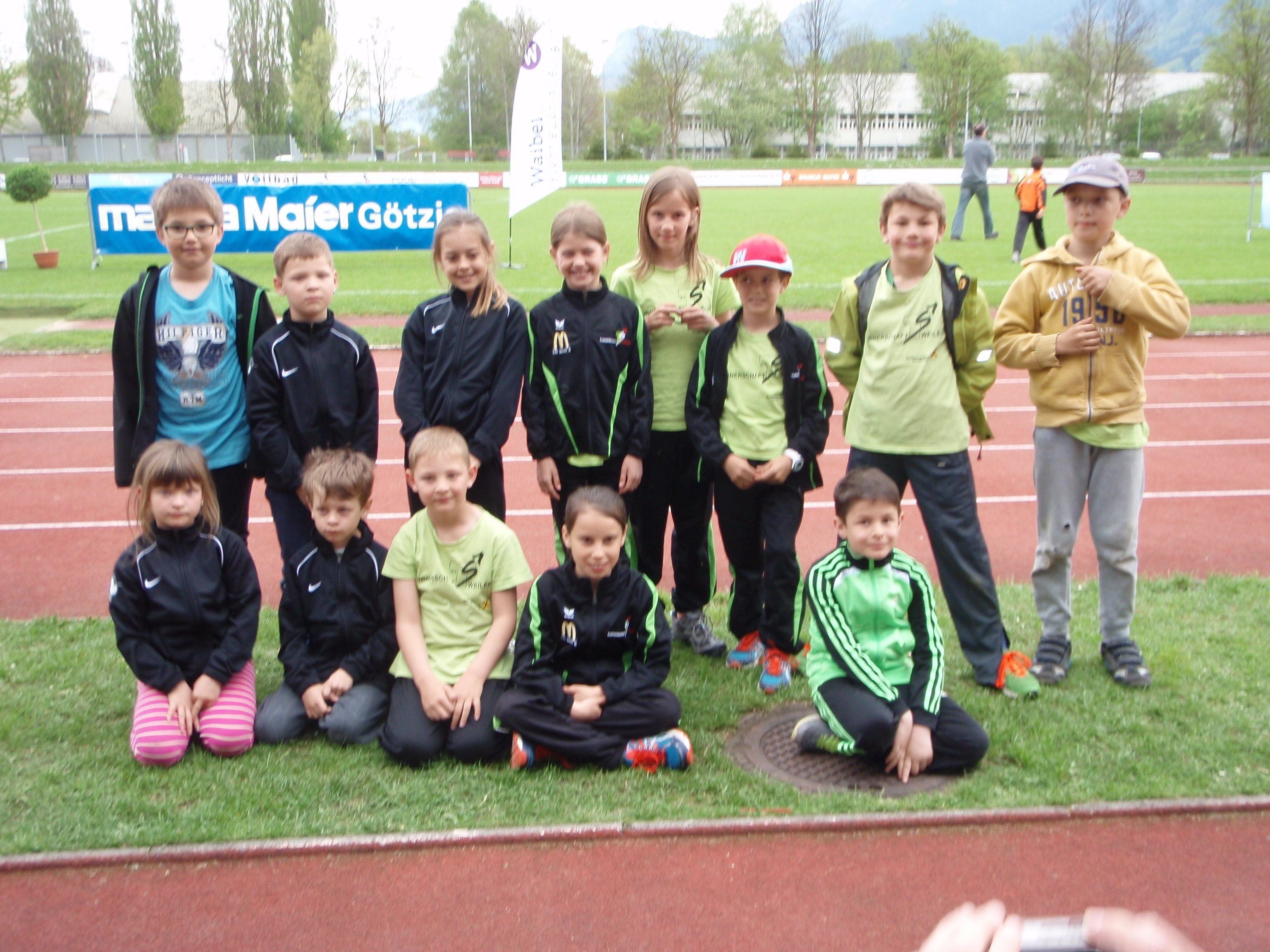 Teilnehmer beim Kid`s Cup Götzis Manschaftswettkampf Teilnehmer beim Kid`s Cup Götzis Manschaftswettkampf
