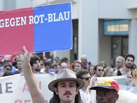 Klare Ansage der Demonstranten Klare Ansage der Demonstranten