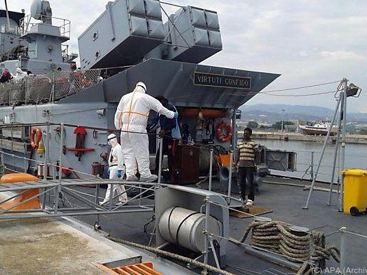 Italienische Marine ist im Dauereinsatz Italienische Marine ist im Dauereinsatz