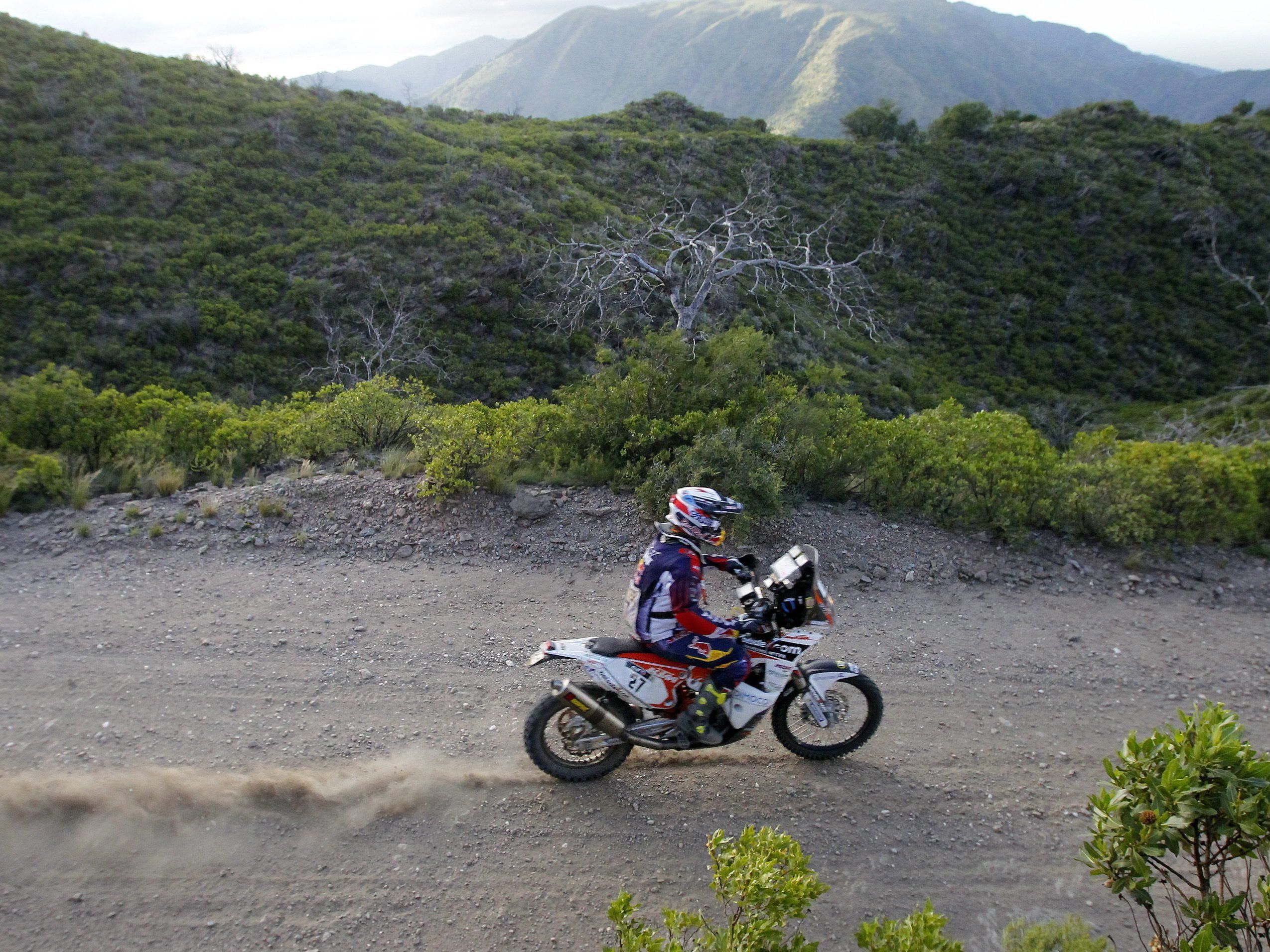 Walkner bei der Rally Dakar. Walkner bei der Rally Dakar.