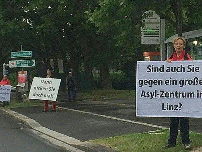 Diese Taferl-Aktion der SPÖ Linz sorgte für Aufregung.