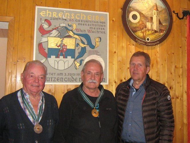 v.l. Kessler Josef,  Macek Georg u. Moschner Hans v.l. Kessler Josef,  Macek Georg u. Moschner Hans