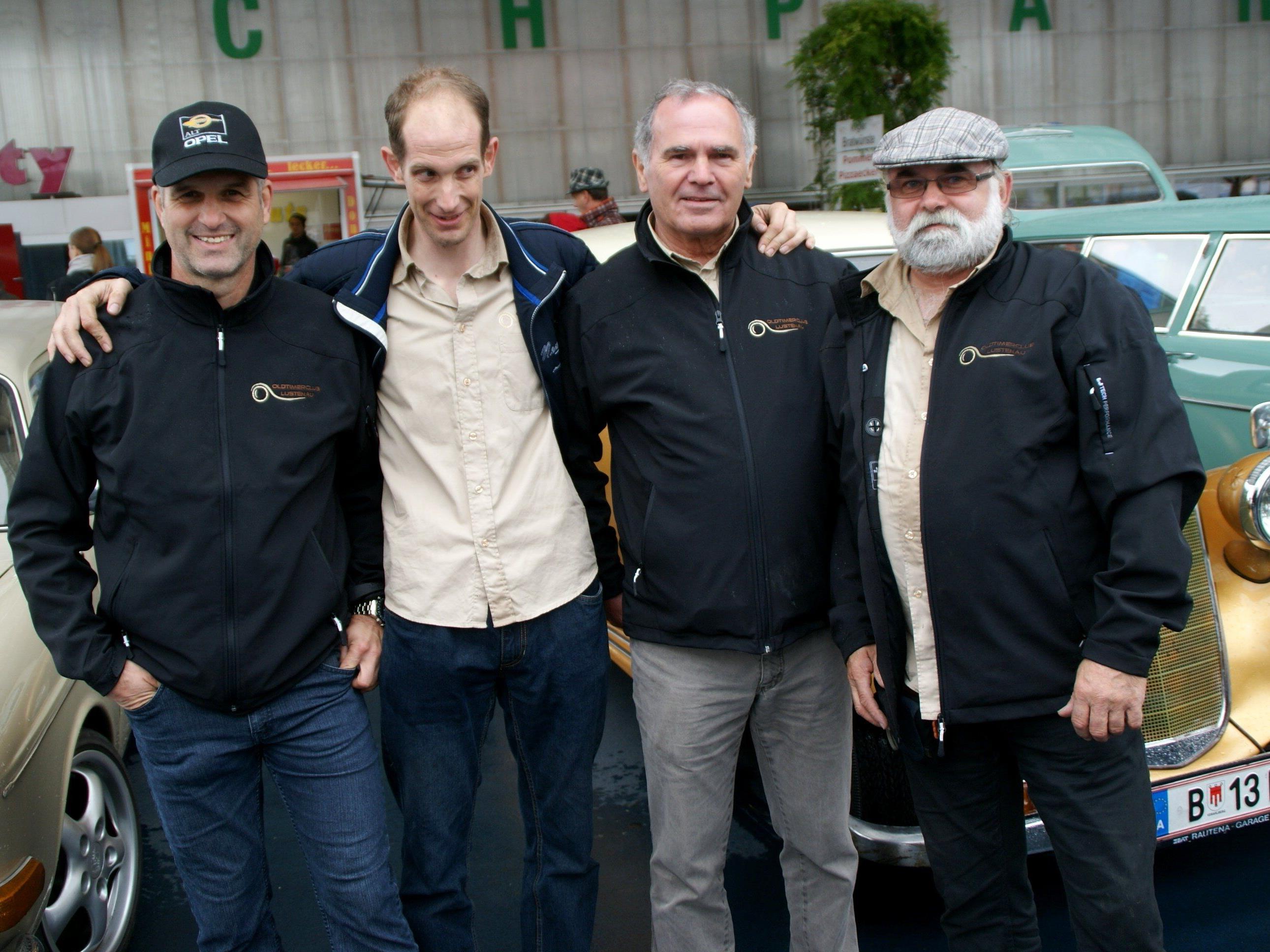 Herbert Kremmel (re.) mit seinem Team, v.li. Robert Brugger, Markus Blank und Richard Schwarz
