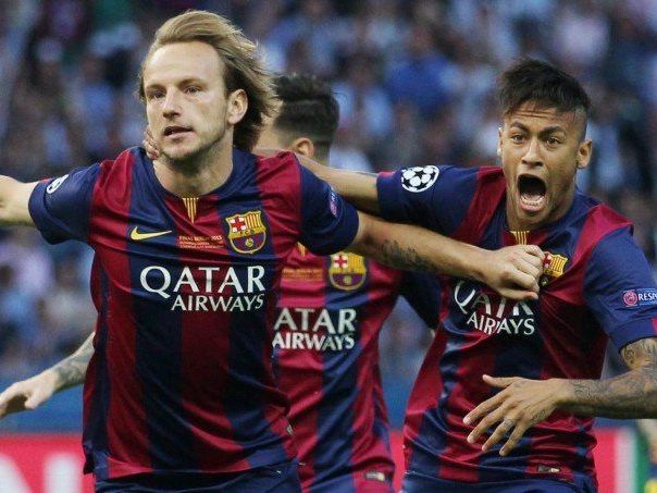 Rakitic sorgte mit dem 1:0 für die frühe Barca-Führung. Rakitic sorgte mit dem 1:0 für die frühe Barca-Führung.